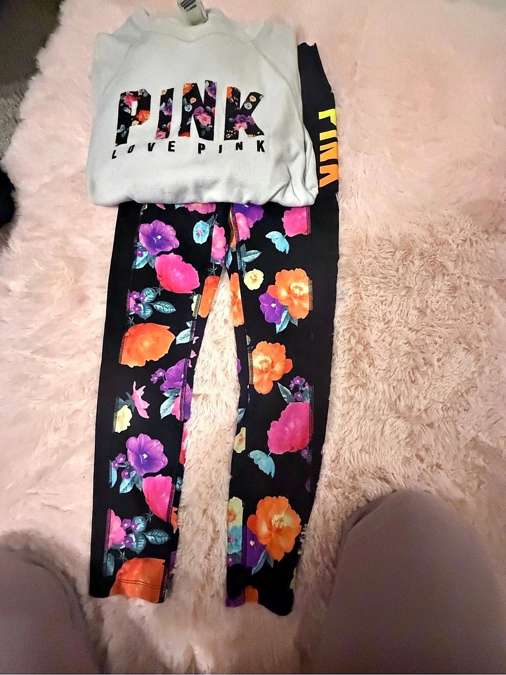 ⭐️Victoria’s Secret PINK Floral Matching Set